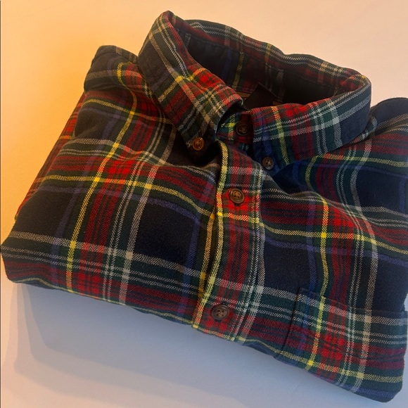 Lands' End Men's Multicolor Plaid Shirt - Picture 8 of 8